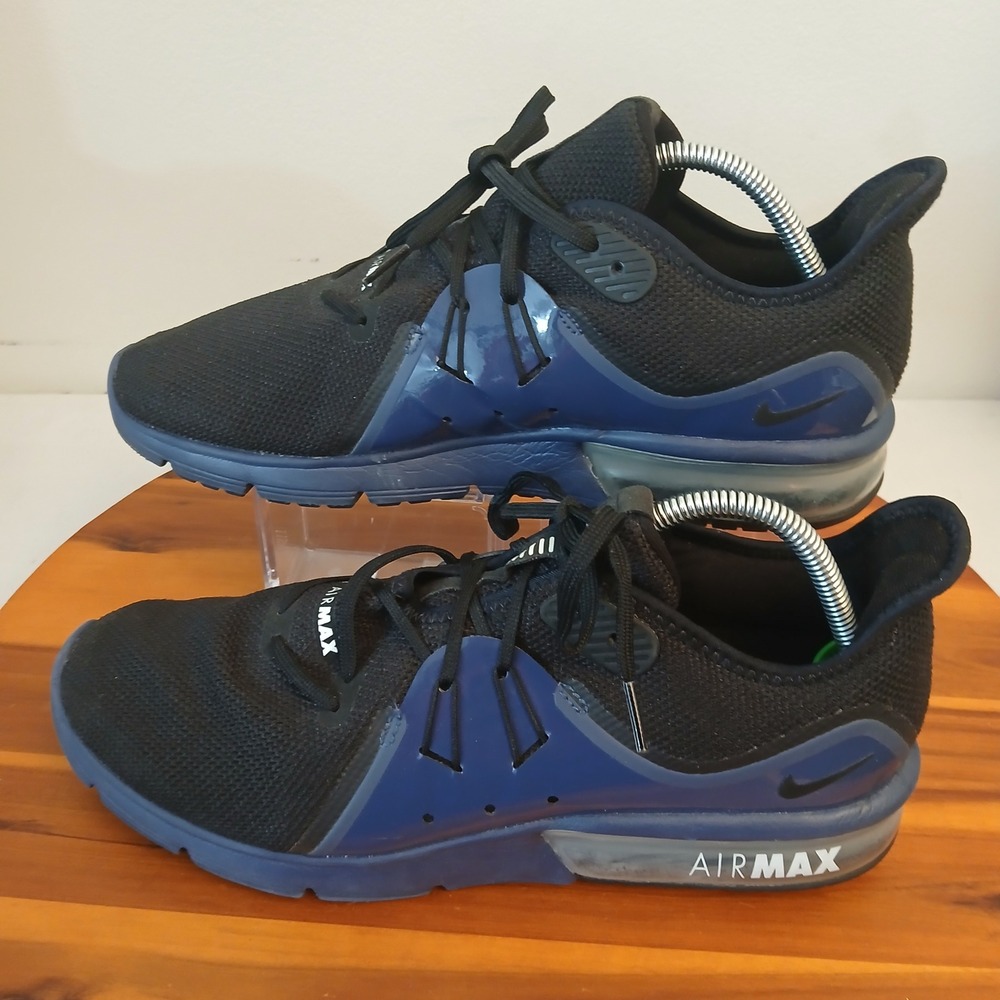 Nike Air Max Fury Men Size 11 Black Blue Running Shoes Sneakers AJ1706-001